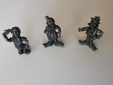 Zinnfigur CLOWNS 3 Stück . -