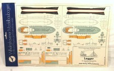 Wilhelmshavener Modellbaubogen 1032 Jade-Verlag - Logger Sachsen / Jade - 1:250