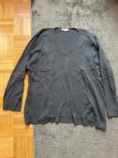 LISA STEUTEN Chic Damen Strickpullover Pullover Anthrazit Größe 48 Fast NEUw