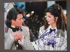Kirstie Alley original Autogramm auf Großfoto,autograph,Fackeln Sturm,Star Trek