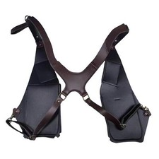 Schultergurttasche Dunkelbraun