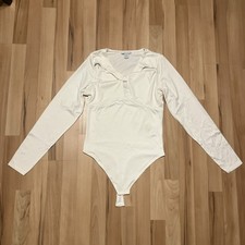 weißes Top - Longsleeve -