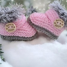 Handgestrickte Baby Born In