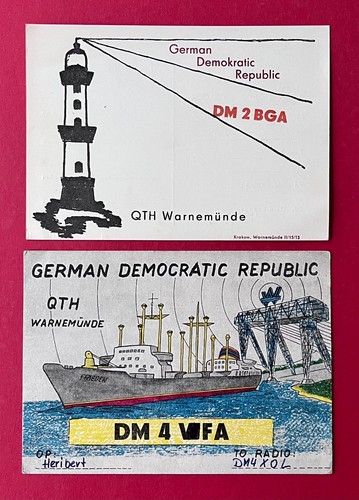 Ddr qsl radio - qsl, karte