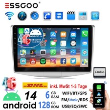 6+128GB Apple CarPlay Android 14 Autoradio Für VW Passat B7 CC 2010-15 GPS Navi