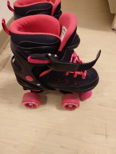 Adj quad skate pink - adj, black