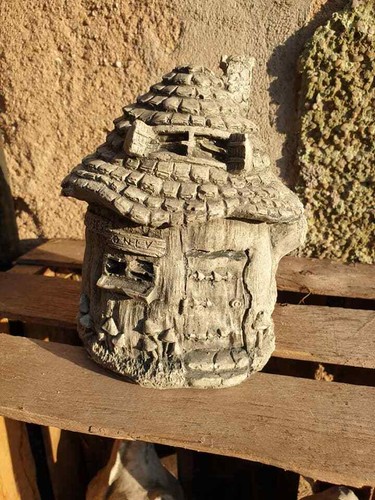Elfenhaus feenhaus steinfigur - elfenhaus,