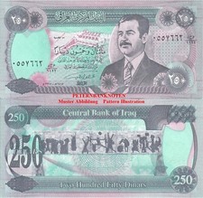 Irak / Iraq 250 Dinars 2002