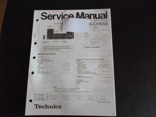 Original service manual - original,