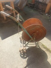 Schlauchtrommel Schlauchwagen Metall ALT