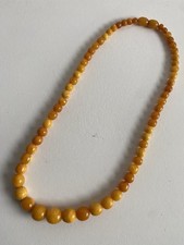 Echte Alte Bernsteinkette Butterscotch (ca. 50 Jahre alt)