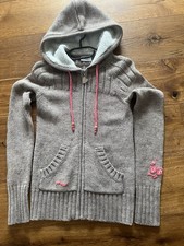 Strickjacke mit Kapuze von Maui-Wowie, beigebraun, Gr. 34