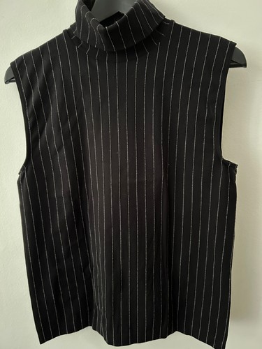 Schwarzes gestreiftes top mit - top,