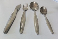 1960er WMF Besteck Florenz versilbert, kleine Version, Kinderbesteck, Gravur "S"