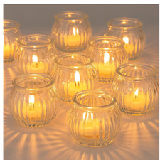 NUPTIO Teelichthalter Glas
