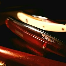 Rare 7/8" 7-Day Straight Rasor Set Solingen 7-Tage Rasiermesser-Set Dorko Wacker