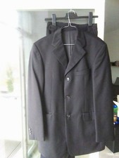 Anzug, schwarz, Herren, Hose Größe 48, Jacke 94, Paolo Negrato