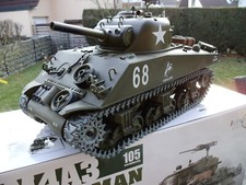 RC Panzer US M4A3 Sherman  1:16 BB u IR 2,4 GHZMetallketten PRO  Stahlgetr V 7.0