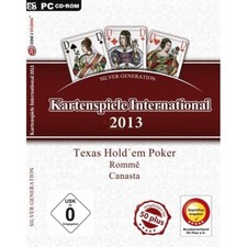Kartenspiele: Texas Hold'em Piker, Rommé & Canasta (CD) Windows XP/Vista/7 USK0