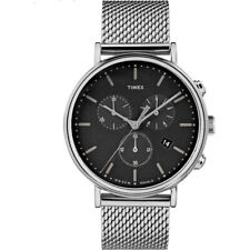 TIMEX Weekender Fairfield TW2R61900 Chronograph - Edelstahl - Meshband Milanaise
