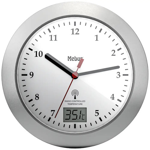 Mebus 41124 funk wanduhr cm - wanduhr,