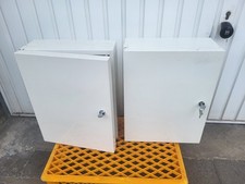 2x Großer Arzneischrank Medizinschrank Weiß Metall Hausapotheke 45 x 35 x 15 cm