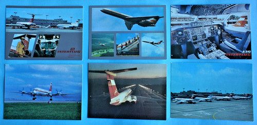 Postkarten interflug - 6, postkarten,