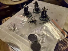 Der Herr der Ringe tabletop Nr, 4 Reiter Gondor 4 Veteranen Plastik Games...