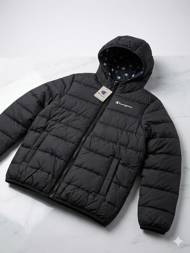 Champion daunenjacke schwarz - daunenjacke,