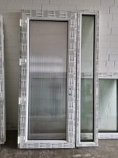 Einbaufertige Drutex Iglo Energie Classic PVC Außentür plus Festelement