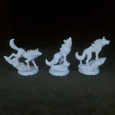 DND Wolf Miniaturen 3er Set