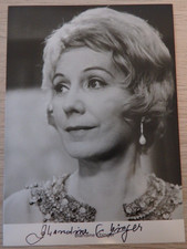 Autogramm deutsche Schauspielerin und Chansonsängerin Blandine Ebinger (123596)