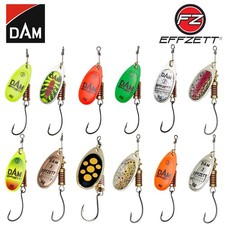 DAM Effzett Singlehook FZ Spinner | Alle Farben & Größen | Forellen Trout Köder