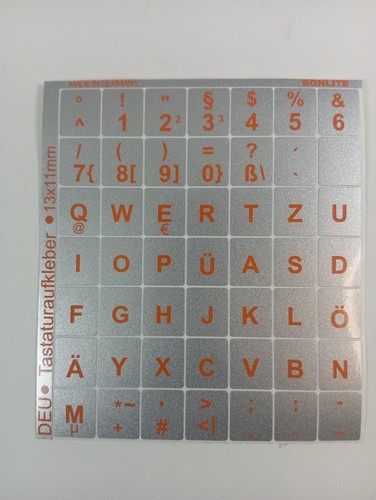 Tastaturaufkleber deutsch - tastaturaufkleber,