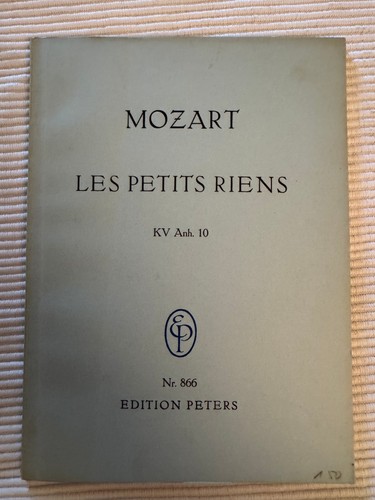 Mozart les petits - riens, kv