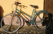 Sehr gebrauchtes Damenfahrrad Hanseatic 26 Zoll grün; nur Abholung