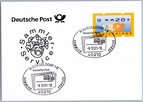 Sonderstempel düsseldorf 2001 - düsseldorf,