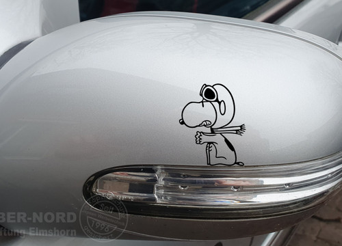 Aufkleber snoopy baron 5cm - aufkleber,