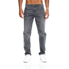 Herren Jeans Hose regulär  Fit  Designer Basic Blau Jeans Stretch Hose