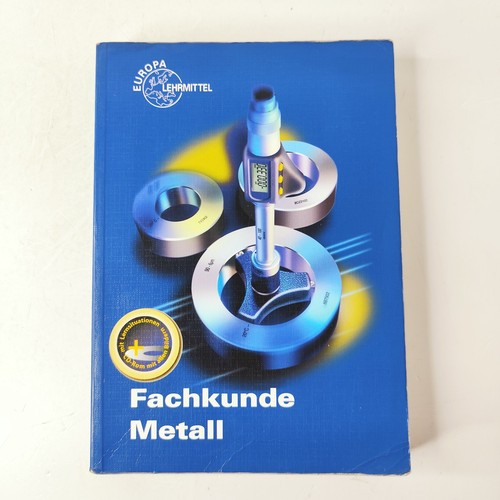 Fachkunde metall auflage - metall, 54.