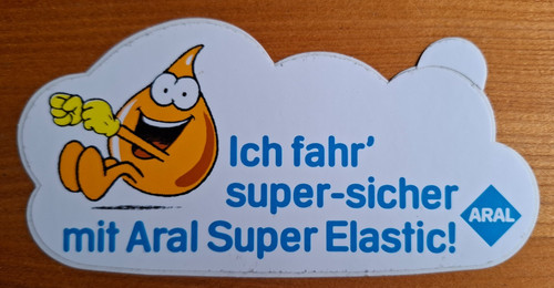 Aufkleber aral super - -,