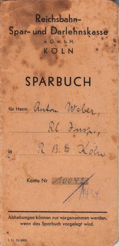 Reichsbahn spar und - reichsbahn, spar-