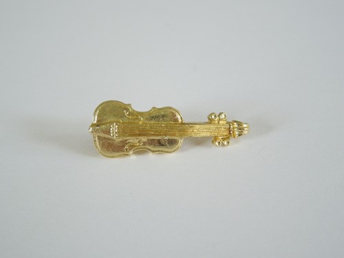 Brosche mini geige kontrabass - mini,