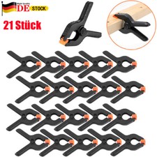 21 Stk Zwingen Federklemmen