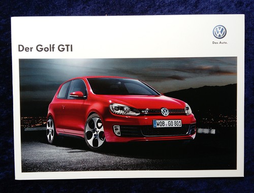 Golf gti prospekt - vw, gti,