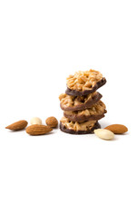 2 x 300 g (600 g) Bruch- Florentiner Mandelgebäck Weihnachtsgebäck Plätzchen