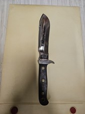 Hirschkrone Bund Pilotenmesser mit Lederscheide