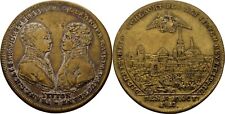 Russland Östereich Leipzig Napoleon 1813 Völkerschlacht Original Münze #LPS199