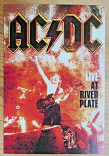 Postkarte AC/DC_Live at River Plate_Plakat Poster Konzert_Angus Young Bon Scott_