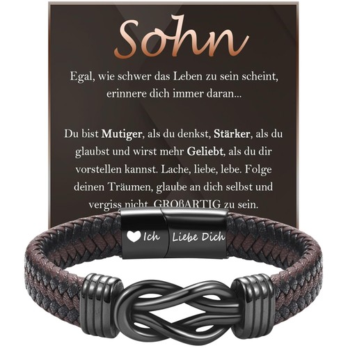 Personalisiertes lederarmband - personalisiertes,